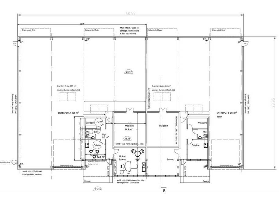 Local d'activité Billy-Berclau 400m² Location local d'activité Billy-Berclau Pas-de-Calais OLACT2423766 4